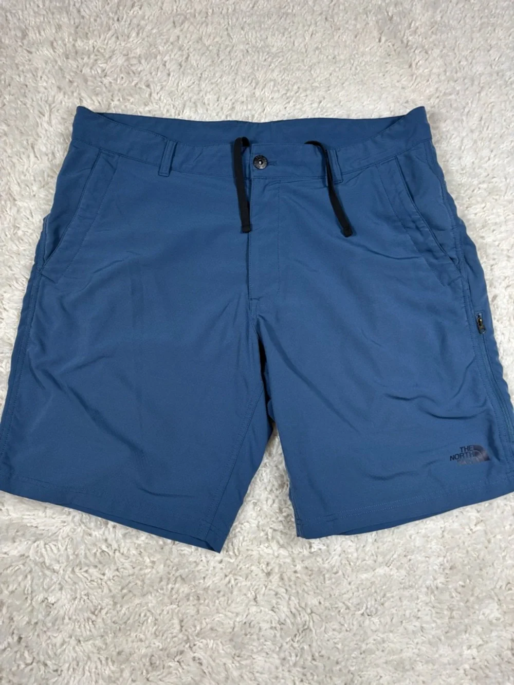 The North Face Paramount Active Shorts Mens 36 Blue FlashDry Hiking Stretch